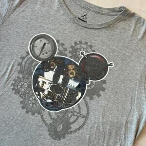 Disney Parks Steampunk Mickey Mouse T-Shirt XL Disneyland WDW